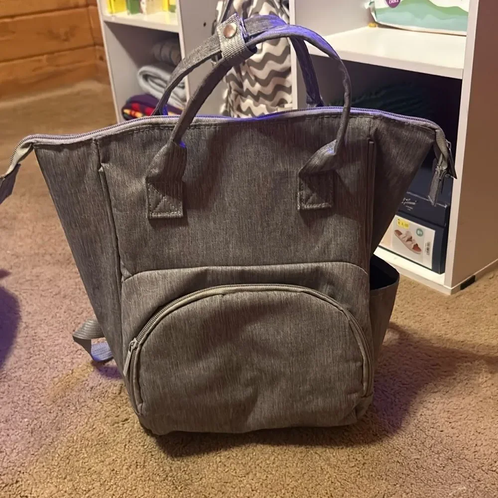 Enfamil Grey Baby Bag Versatile Insulated Cooler Diaper Bag